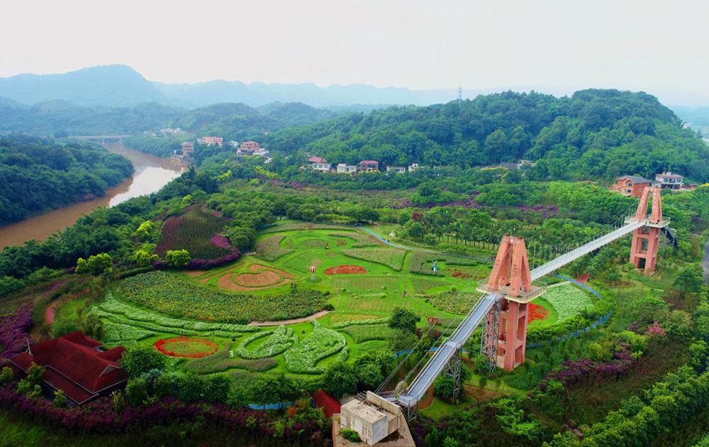 蜀南花海长宁图片